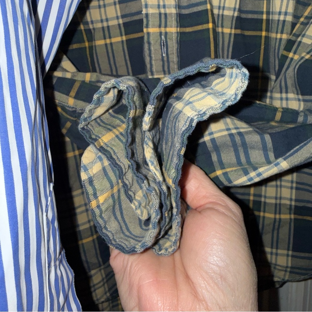 Ralph Lauren Blue Label Plaid and Striped Shirt Set - Picture 10 of 10